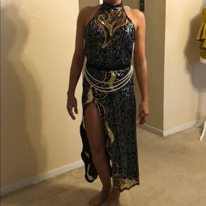 Beautiful Hand made leather dress